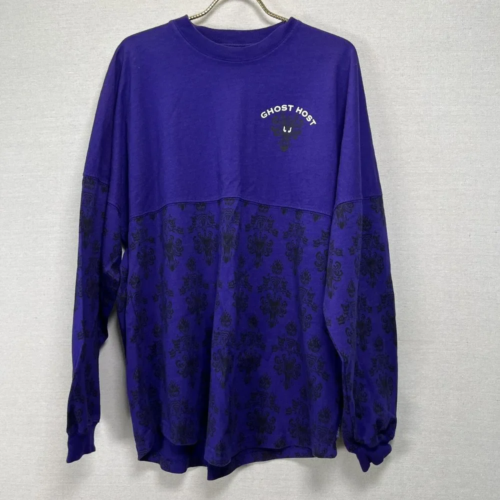Rare Pre-Production Sample Disney Haunted Mansion Glow In Dark Spirit Jersey Med - Picture 4 of 6